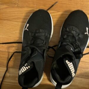 PUMA Black and White Sneakers